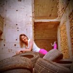 Pantyhose Yulia – click clack in abandoned building with NiNA